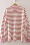 Stripe Waffle Top