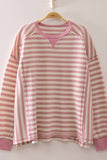 Stripe Waffle Top