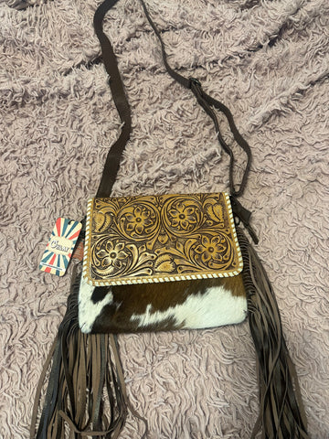 Western Cowhide Crossbody