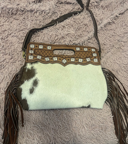 Large Western Fringe Purse