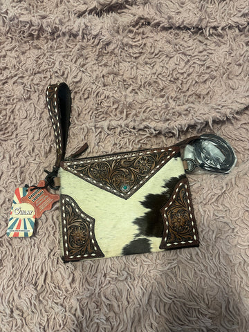 Cowhide Clutch/Crossbody