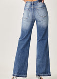 Plus High Rise Wide Straight Jeans