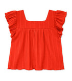 Girl’s Burnt Coral Top